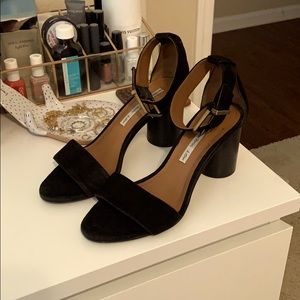 & Other Stories Black Suede Heels